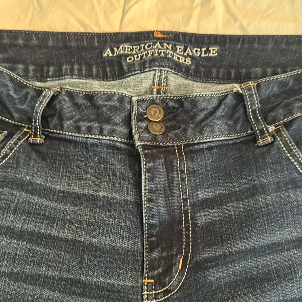 American eagle artist jeans, 18 long perfect condition no signs of wear